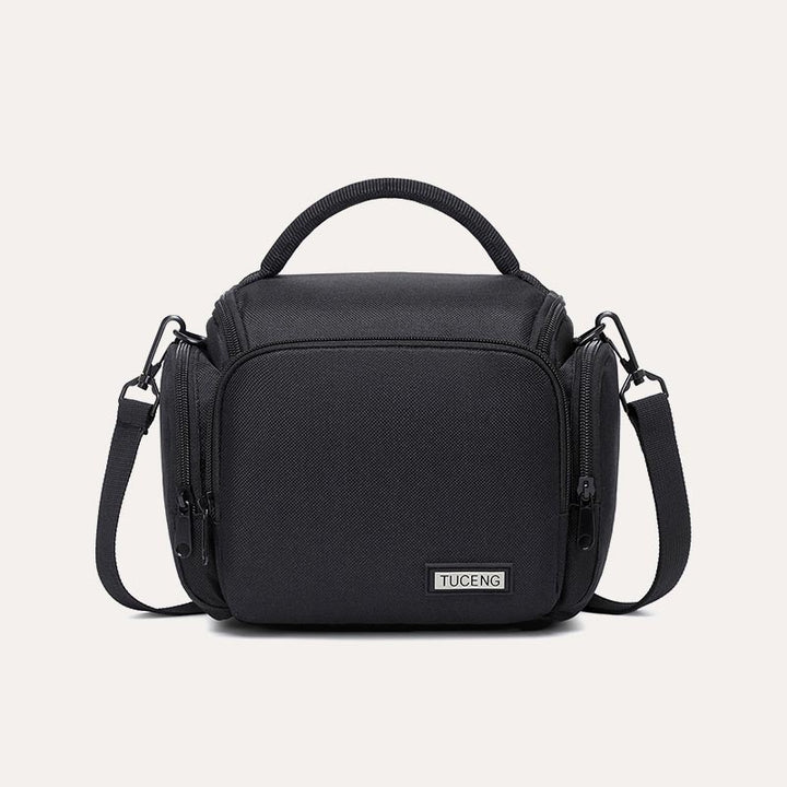 Kleine Kameratasche Vintage Gepolsterte Kameraschultertasche mit Umhängegurt