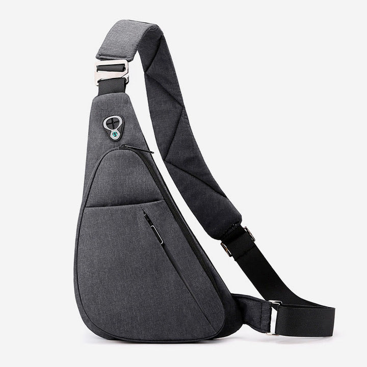 Schultertasche für Herren, wasserdicht, Nylon, tragbarer Umhängerucksack