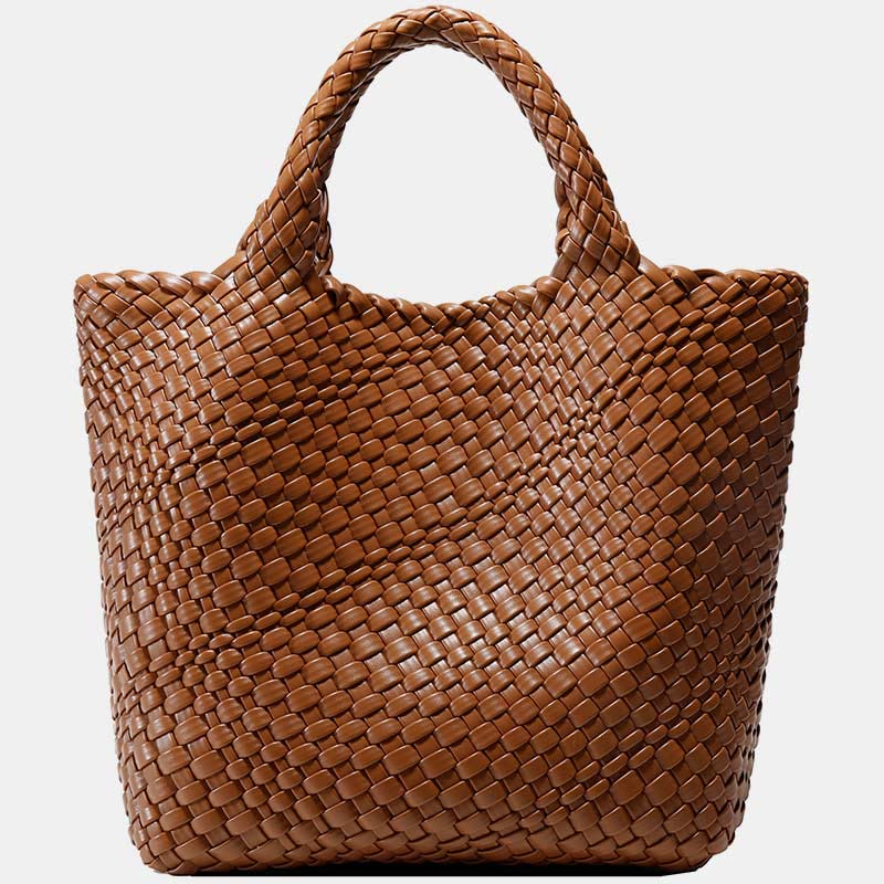 Handtasche für Damen, groß, für den Sommer oder den Strand, Kunstleder, Tragetasche