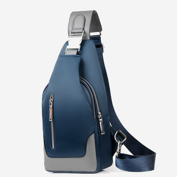 Wasserdichte Schultertasche mit USB-Ladefunktion 