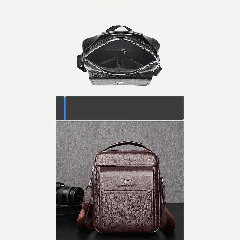 Kuriertasche für Herren, großes Fassungsvermögen, Umhängetasche für Geschäftsreisen