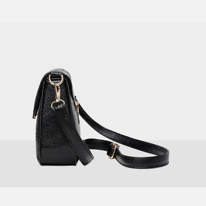 Kleine Umhängetaschen für Frauen Leder Schulter Geldbörsen PU Casual Handtasche