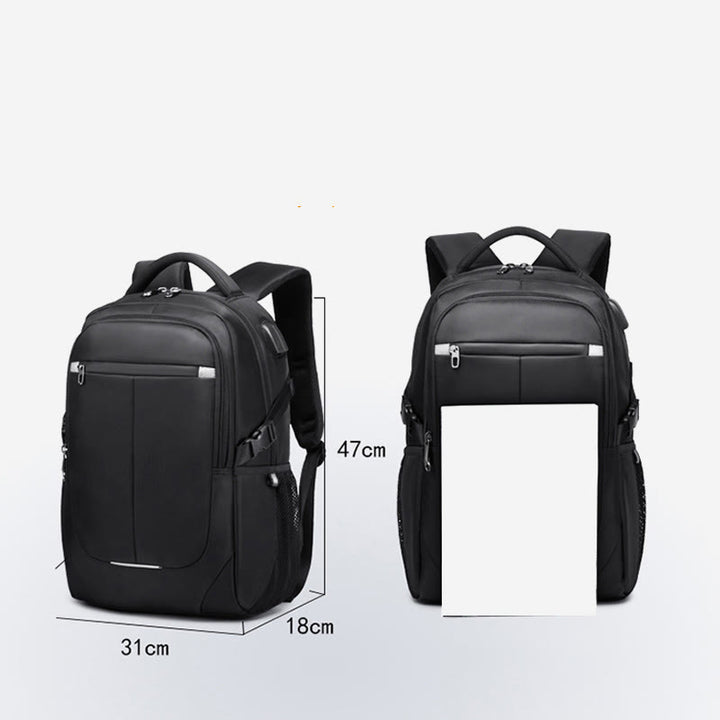 Rucksack für Herren, für Geschäftsreisen, Studenten, Laptop, Oxford, wasserdicht, Tagesrucksack
