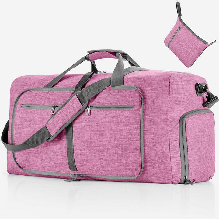 Aufbewahrungstasche für unterwegs, zusammenklappbar, tragbar, große Kapazität, Fitness-Reisetasche