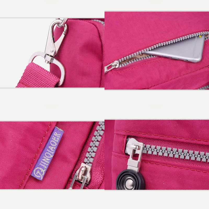 Damen Handtasche Crossbody Schwerelosigkeit Große Kapazität Casual Nylon Schultertasche