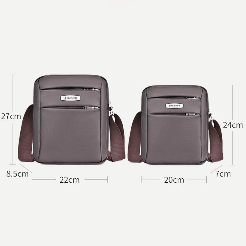Messenger Bag für Herren, minimalistischer, leichter, lässiger Umhängerucksack