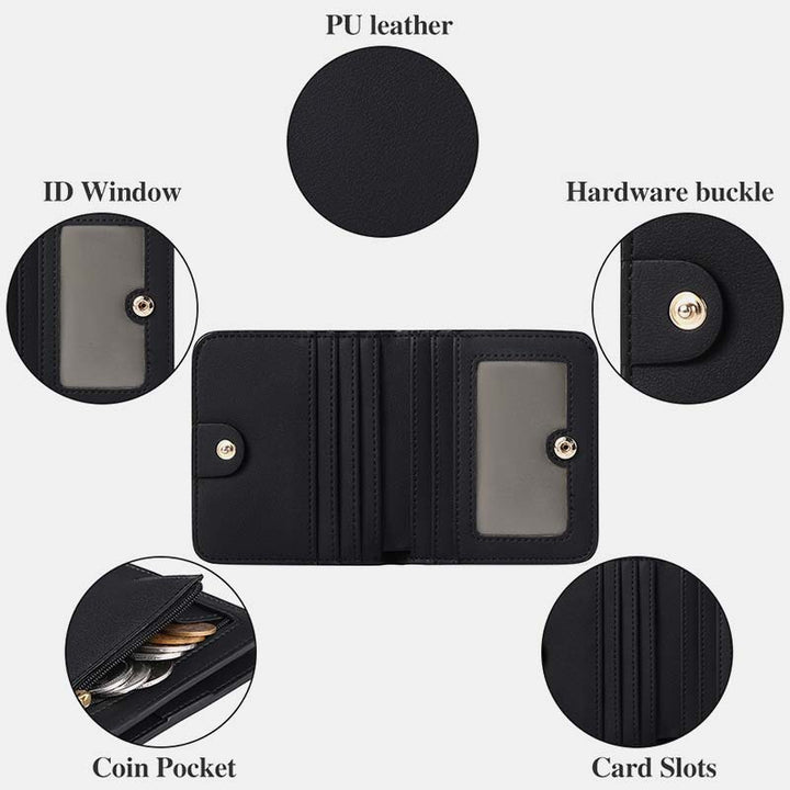 Schlanke, zweifach gefaltete, elegante Geldbörse mit RFID-Blockierung - image 6