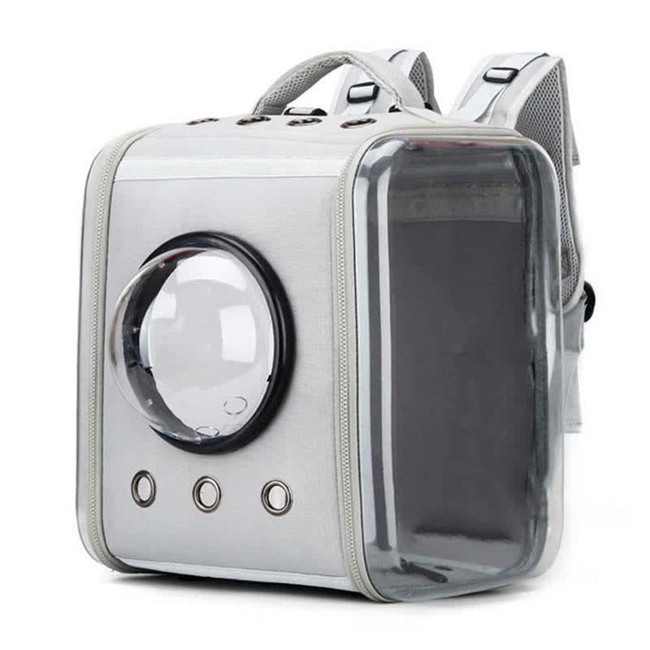 Haustier-Träger-Rucksack, faltbar, mit Blase, Katzen, Welpen, Träger, transparente Raumkapsel