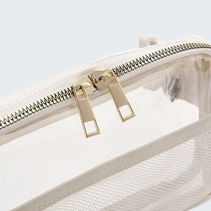 Gürteltasche für Damen, Outdoor-Sport, durchsichtige, wasserdichte Nylontasche