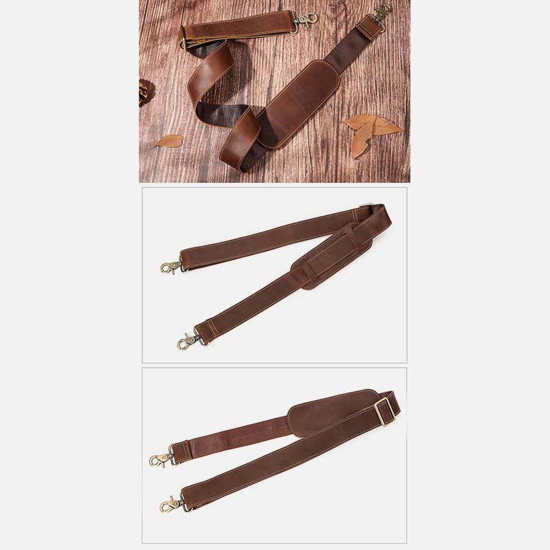 Breiter verstellbarer Lederriemen für Tasche, Retro-Geldbörsen-Zubehör