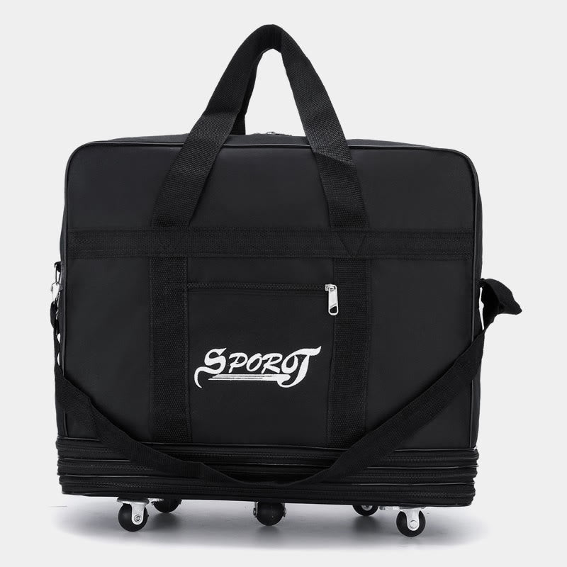 Erweiterbare Spinner Rad Reise Rolling Tote Gepäck Tasche Seesack