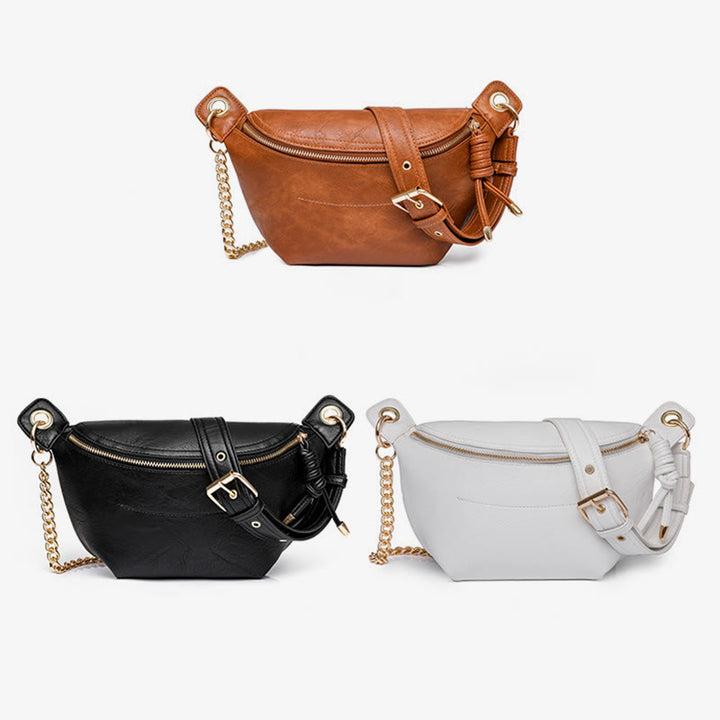 Schultertasche für Damen, PU-Leder, Retro-Reise-Umhängetasche