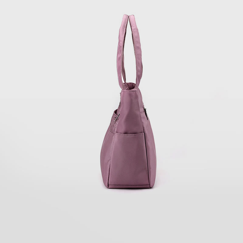 Einkaufstasche für Damen, einfache, lässige Einkaufshandtasche aus Nylon