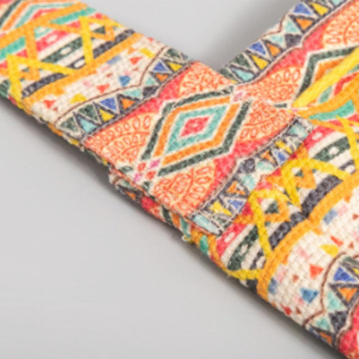 Umhängetasche für Damen im Bohemian-Stil, lässige Einkaufstasche aus Segeltuch