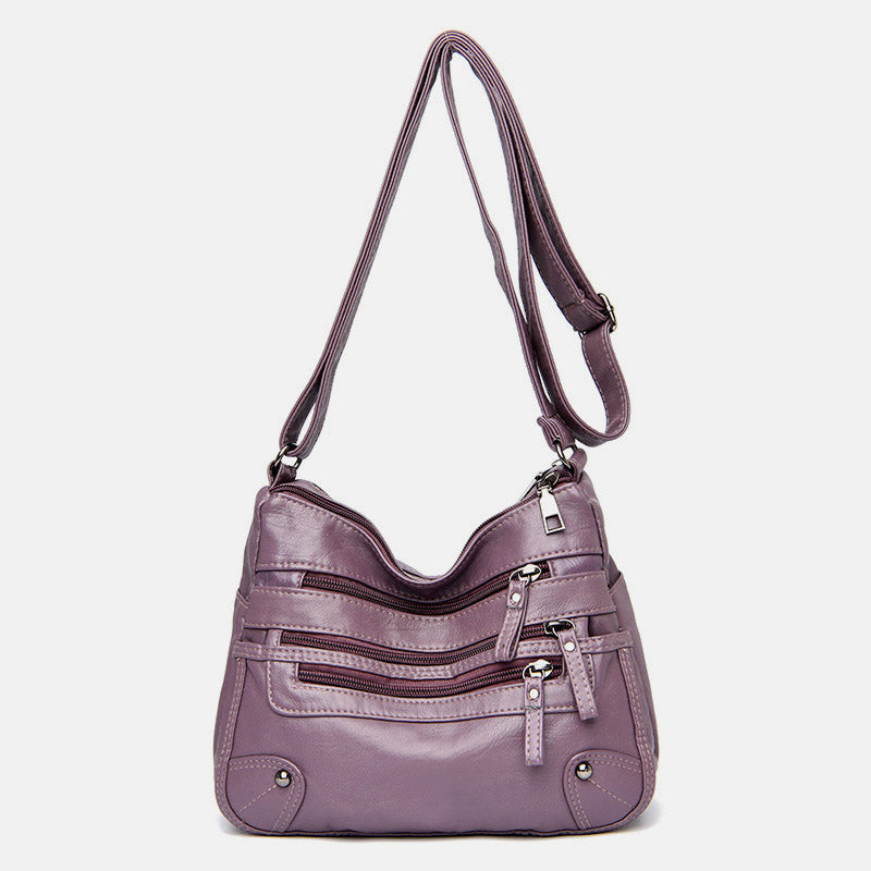 Umhängetasche mit großem Fassungsvermögen und mehreren Taschen