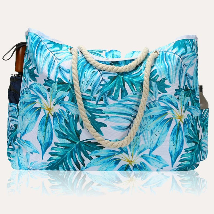Lightweyght Floral Damen Strandtasche Pooltasche Große wasserdichte Tragetasche