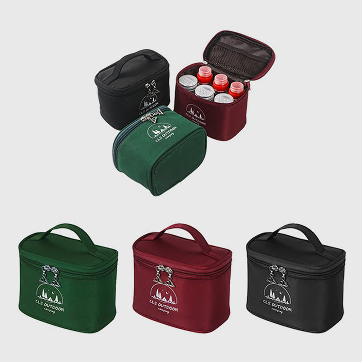Aufbewahrungstasche für Outdoor-Camping-Grill-Mini-Gewürzflaschen-Set