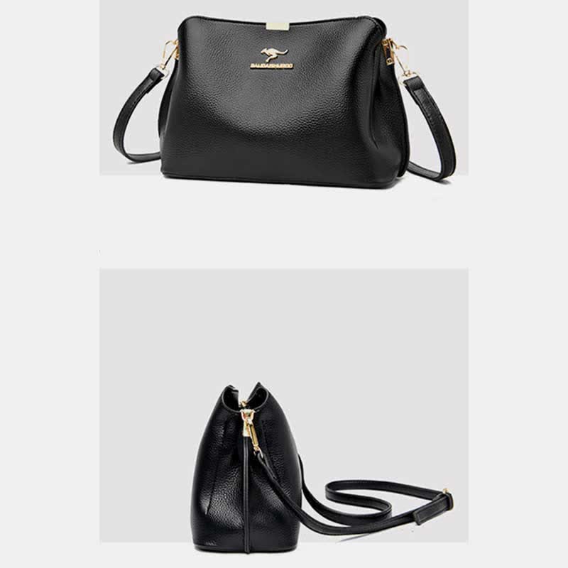 Kleine Umhängetasche aus Leder, Handtaschen, Geldbörsen, dreifache Crossover-Schultertasche