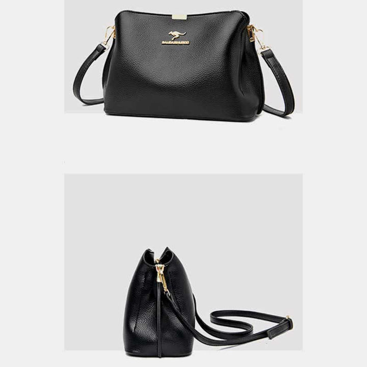 Kleine Umhängetasche aus Leder, Handtaschen, Geldbörsen, dreifache Crossover-Schultertasche