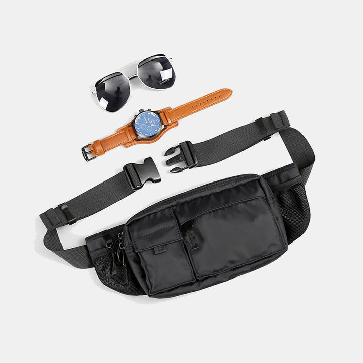 Gürteltasche für Herren, einfarbig, Oxford-Umhängetasche