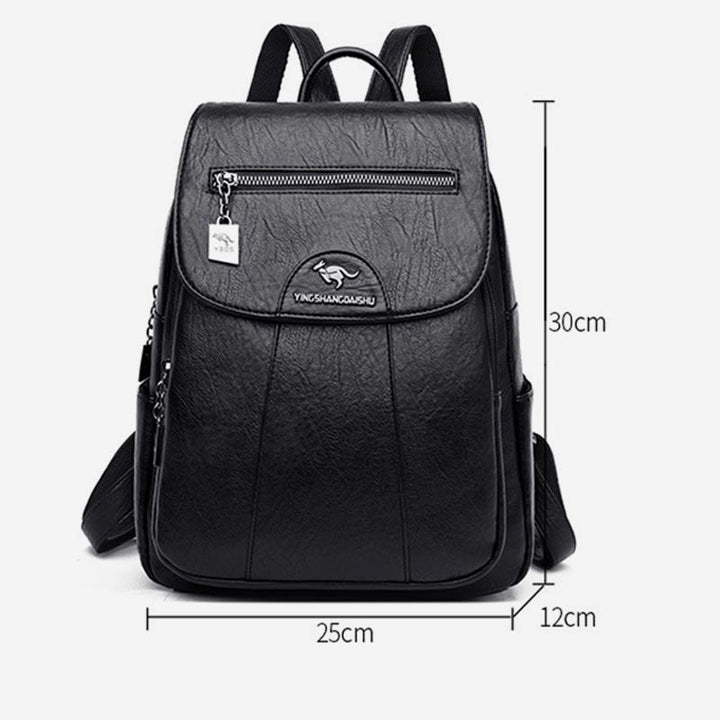 Kleiner Rucksack für Damen, weiches PU-Leder, lässiger Tagesrucksack