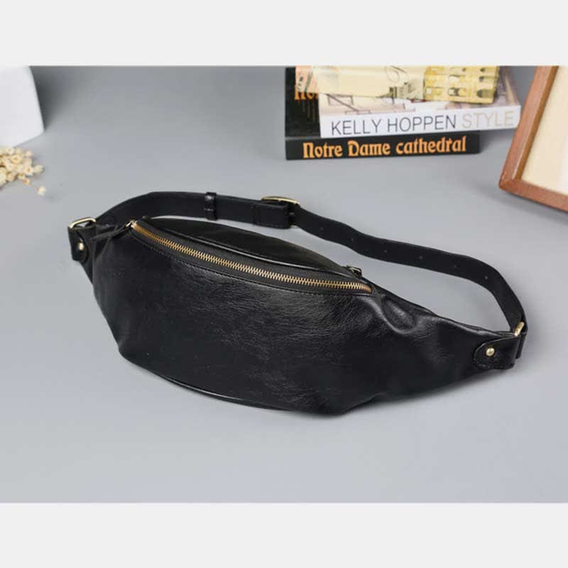Kleine Schultertasche aus Leder, Umhängetasche, persönliche Tasche, Brust-/Schulterrucksack