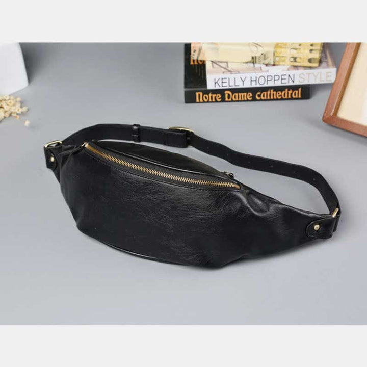 Kleine Schultertasche aus Leder, Umhängetasche, persönliche Tasche, Brust-/Schulterrucksack