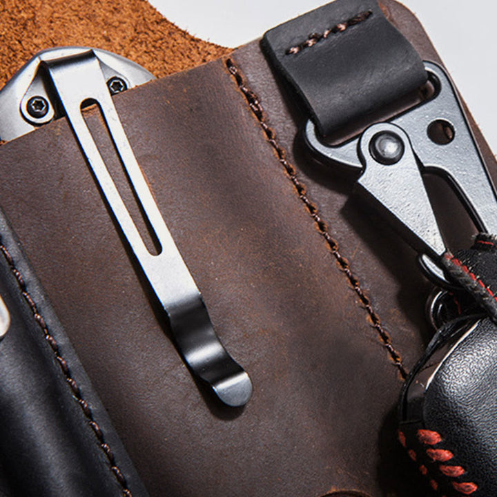 Multitool Leder Gürtelscheide EDC Taschenorganizer Leatherman Scheide Beutel