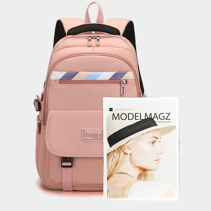 Rucksack für Damen, weicher, atmungsaktiver Stoff, lässige, wasserdichte Reisetasche
