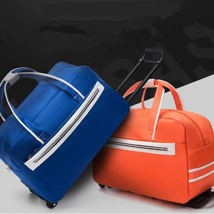 Zugstange Gepäck Damen Herren Minimalistische Geschäftsreise Reisetasche