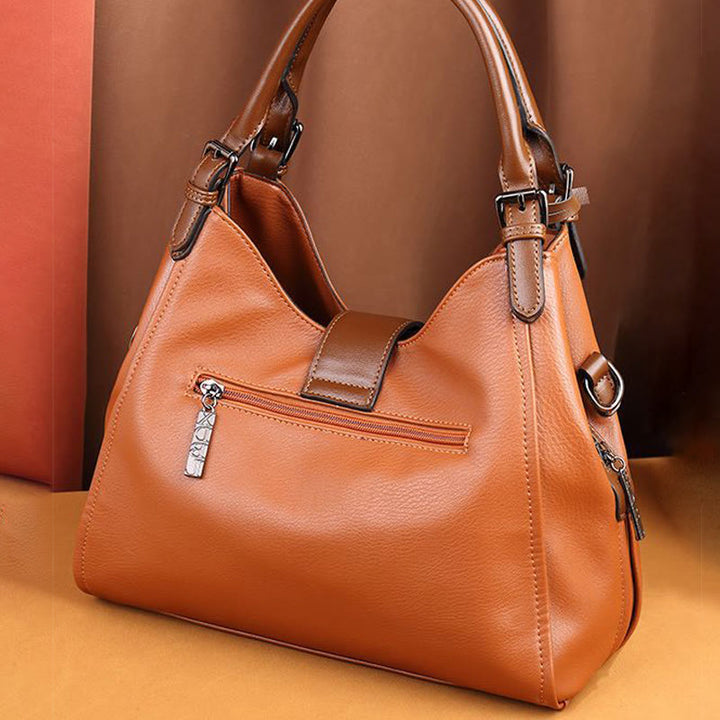 Vintage Unterarm Tasche Frauen Tragbare Große Fach Crossbody Geldbörse