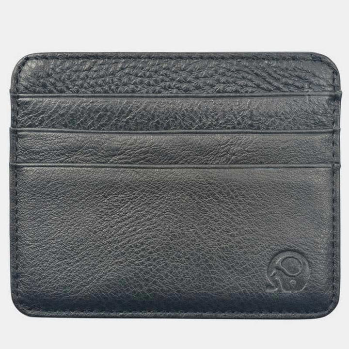 Schlanke minimalistische Vordertasche Brieftasche aus echtem Leder Kartenhalter Kartenetui - image 10