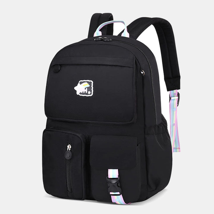 Leichter, wasserdichter, großer Kapazitäts-, bequemer, süßer Schulrucksack im College-Stil