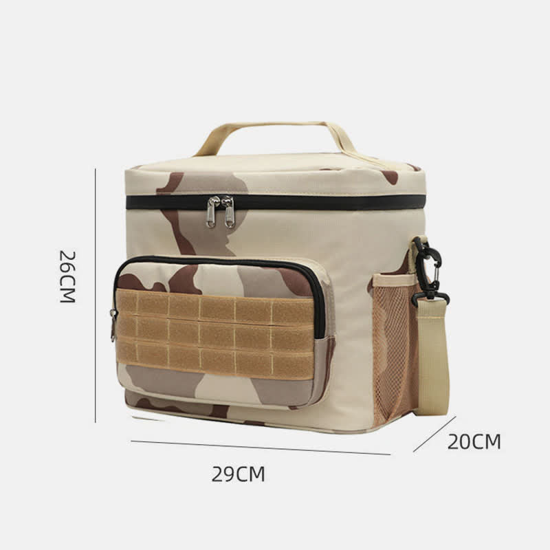 Taktische Isoliertasche für den Außenbereich, tragbare Lunchtasche, Handtasche mit Umhängegurt
