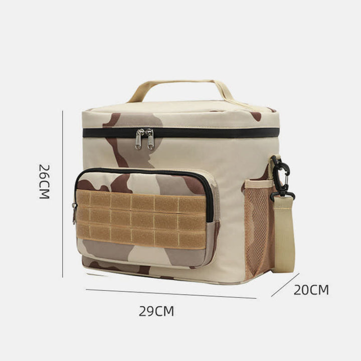 Taktische Isoliertasche für den Außenbereich, tragbare Lunchtasche, Handtasche mit Umhängegurt