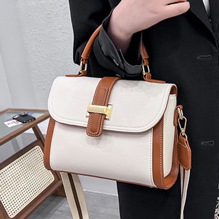 Top-Griff-Tasche für Damen PU-Leder Minimalistische Umhängetasche