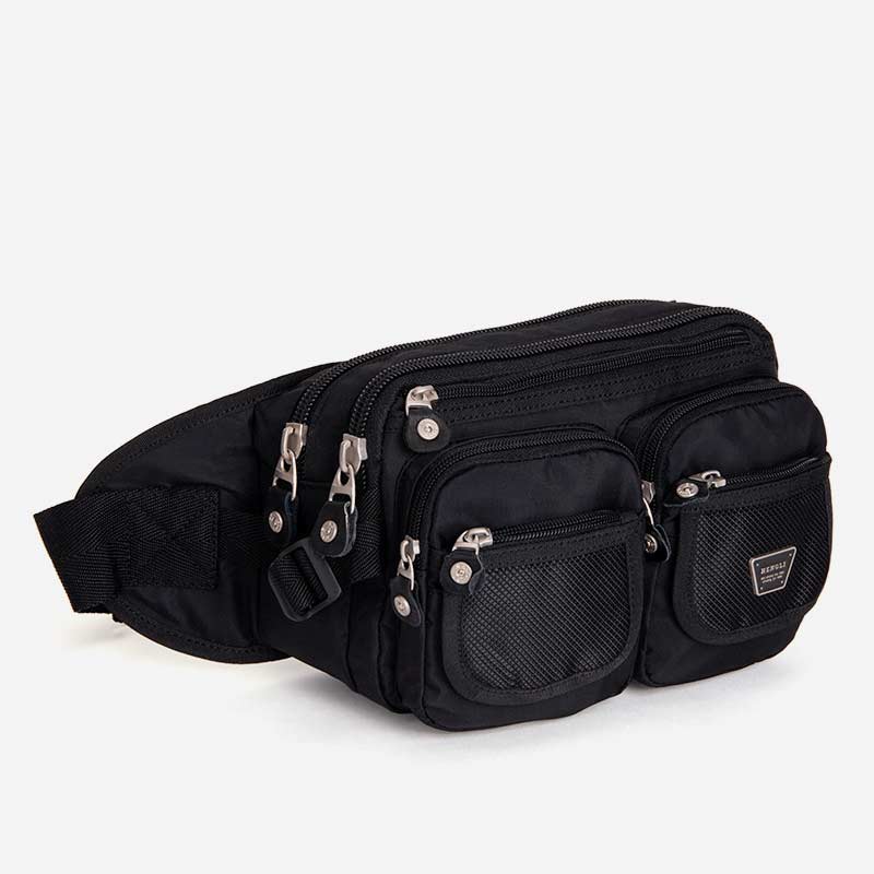 Robuste, lässige Hüfttasche mit mehreren Taschen und großem Fassungsvermögen