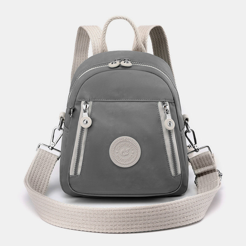 Funktioneller kleiner Rucksack, leichte Umhängetasche aus Nylon, Mini-Tagesrucksack