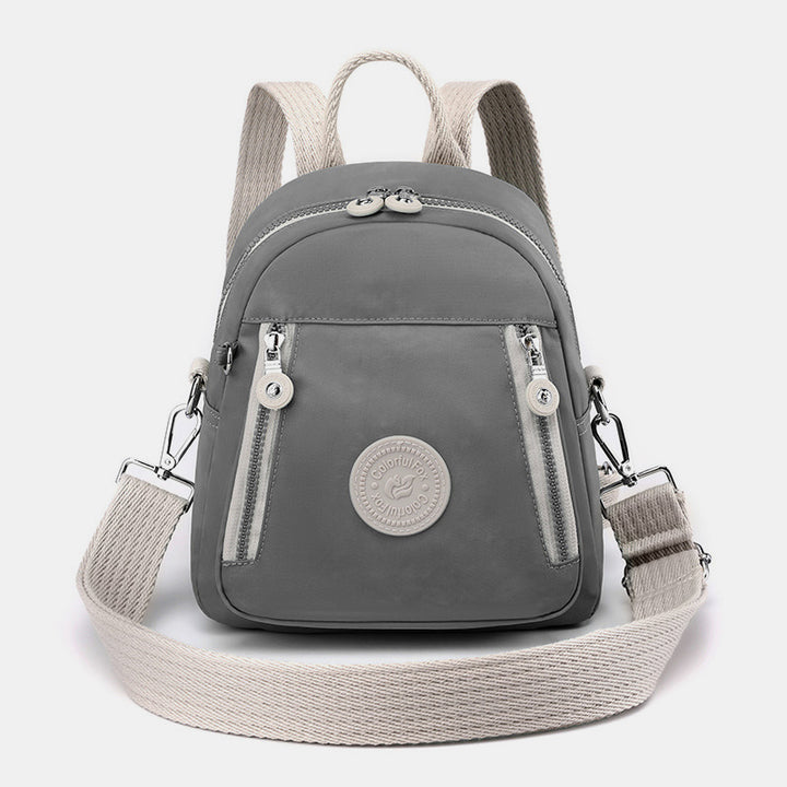 Funktioneller kleiner Rucksack, leichte Umhängetasche aus Nylon, Mini-Tagesrucksack