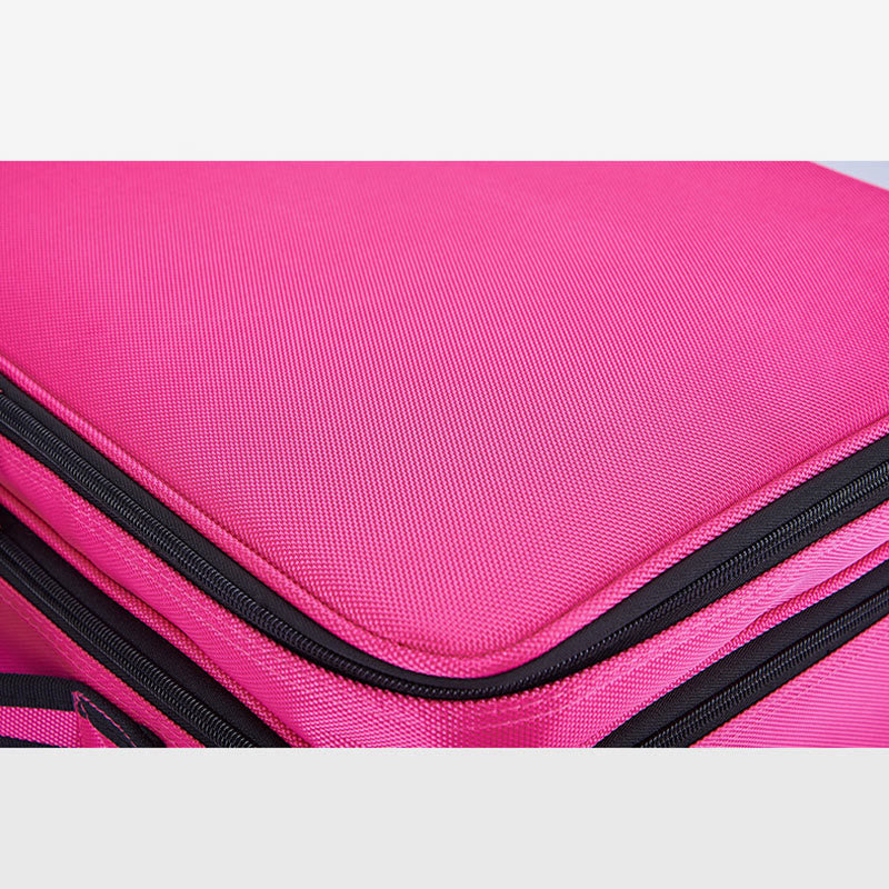 Multifunktionale Kosmetiktasche für Damen, tragbare große Aufbewahrungstasche auf Reisen