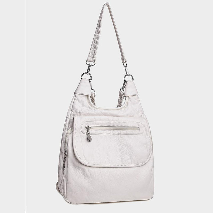 Wasser- und reißfester Rucksack, Tagesrucksack, Schultertasche, Handtasche mit verstellbaren Trägern