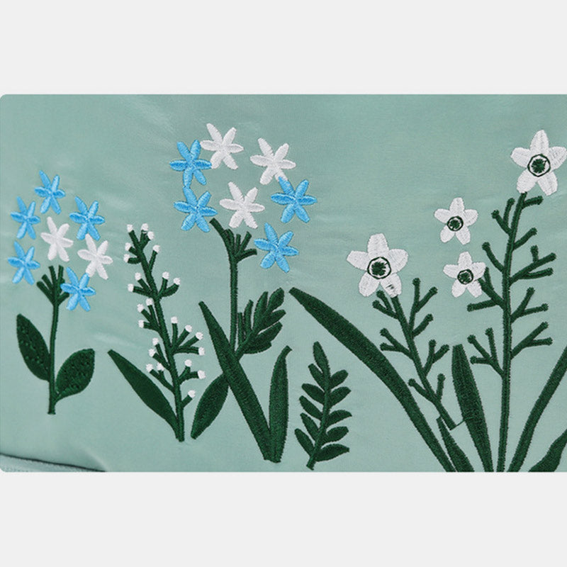 Wasserdichter, faltbarer Fitness-Reiserucksack mit großer Kapazität und Blumenstickerei 