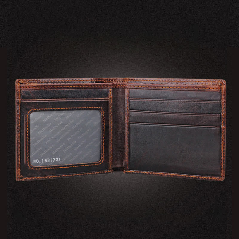 Echtes Leder Krokodil Gravur Brieftasche Retro Bifold Brieftasche