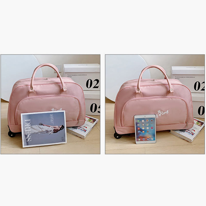 Zugstangen-Reisetasche für Männer und Frauen, leichte Bordtasche