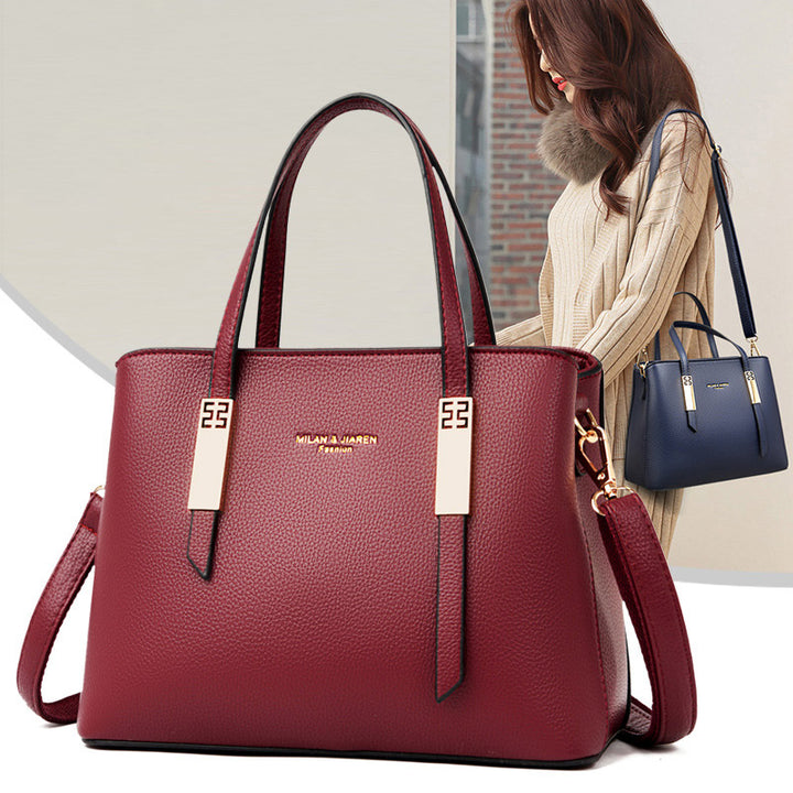 Tragetasche für Damen, mit Griff oben, große Schultertasche