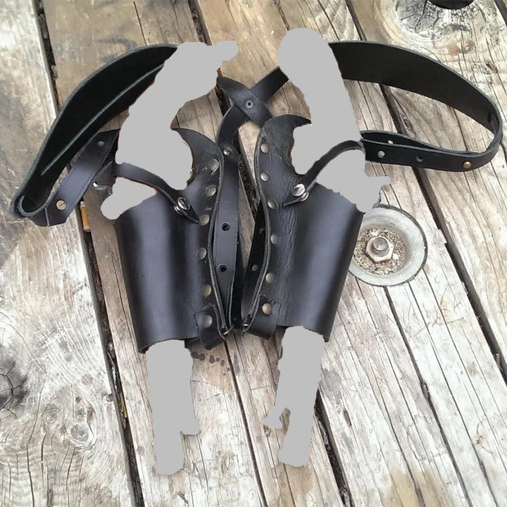 Leder Schulterholster für Männer Frauen Retro Kostüm Theater Requisite
