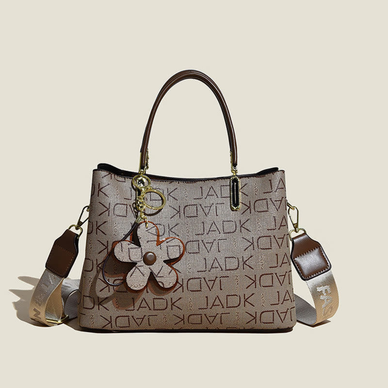 Retro Damen Henkeltasche mit ausgefallenem Muster Umhängetasche