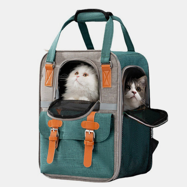 Haustier-Tragerucksack für Katzen, Luftpolster-Rucksack, für bis zu 9 kg
