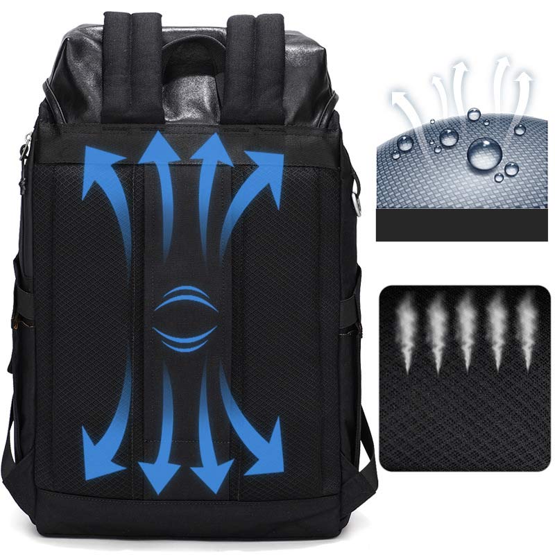 wasserdichter Business-Rucksack für Herren mit mehreren Taschen, geräumiger, geräumiger Laptop-Rucksack