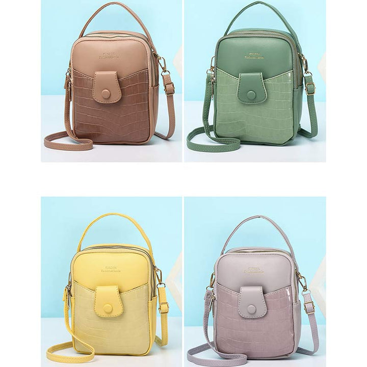 Kleiner Rucksack für Damen, Mehrzweck-Design, Handtasche, Umhängetasche